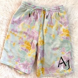 Nike Jordan Sport DNA Freeze Out Shorts Tie Dye Mint Foam - Big Kids Boys XL